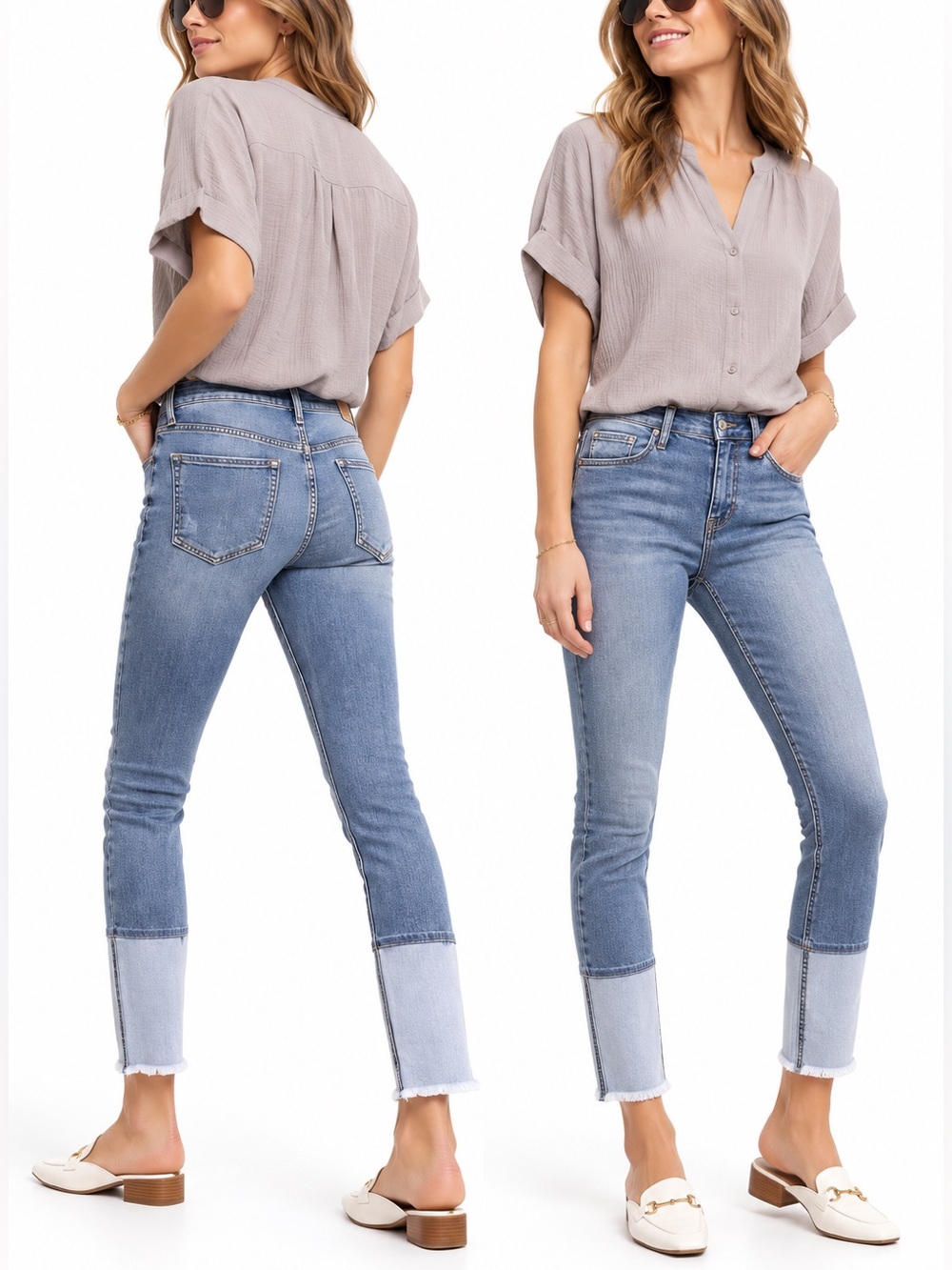 Pilcro and the Letterpress Anthropologie Script Skinny Raw Step Hem Jeans Sz 27